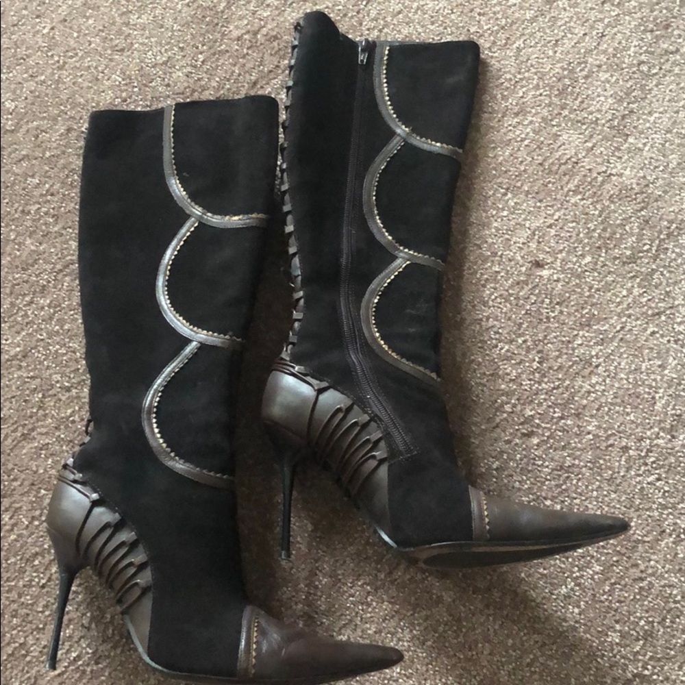 Aldo tall, suede boots. Dark brown, size 36.